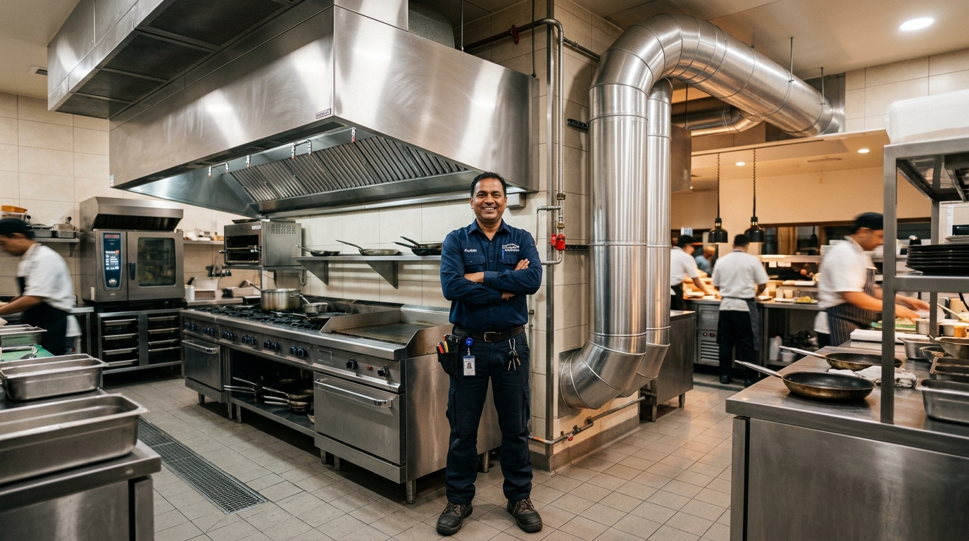 Heavy-Duty Kitchen Exhaust Ducting & Hoods