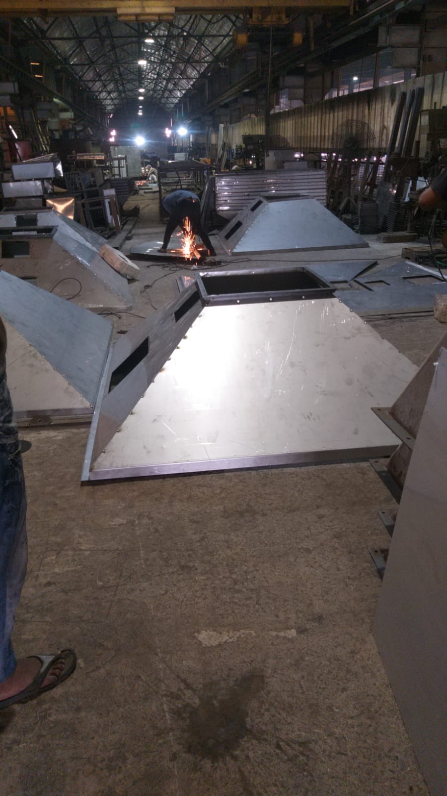 SS Hood Exhaust Ducting System